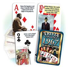 The british north america act, 1867, featuring the expo 67 world's fair. Flickback 1967 Trivia Playing Cards 1967 Birthday Buy Online In Aruba At Aruba Desertcart Com Productid 37849130