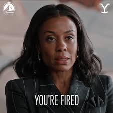 You're Fired Willa Black Woman GIF