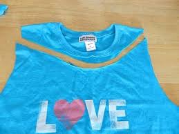 How to turn a boring old tshirt into a cute off the. Turn Your T Shirt Into A Spaghetti Strap Tank Top Make It Or Fix It Yourself