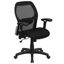 Mid Back Black Super Mesh Executive Swivel Office Chair With Mesh Padded Seat Belnick Mesh Office Chair Black Mesh Office Chair Contemporary Office Chairs