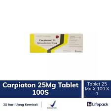 Spironolactone is in a class of medications called aldosterone receptor antagonists. Obat Carpiaton 25 Mg 100 Tablet Hipertensi Manfaat Dosis Dan Efek Samping Lifepack Id