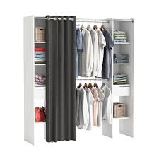 Kit Dressing Star H 203 X L 180 X P 40 Cm Leroy Merlin Dressing Blanc Dressing Chambre Ado Amenagement Dressing