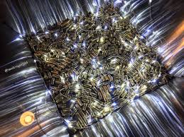 Bullet Casings Inside Table Top Custom Made Furniture Bullet Casing Furniture Making