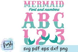 Free Free 69 Mermaid Numbers Svg SVG PNG EPS DXF File