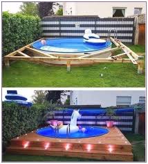 27 Ideas And Designs For Your Backyard Aux Pays Des Fleurs Com Romantic Date Ideas Date Ideas Date Night Idea Romantic C Diy Swimming Pool Diy Pool Backyard