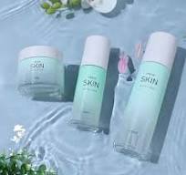 Cylindrical Gradient Frosted 30ml 50ml 100ml Glass Packaging Set Skincare  Cosmetics Cream Jar Lotion Toner Spray Pump Bottle