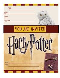 Harry Potter Free Printable Party Invitations Simply Click And Print Buku Harry Potter Stiker