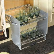 Pull Down Shelf For 24 W Wall Cabinet Shown Here Pull Down Shelf Rv 5pd 24crn In Chrome Side Moun Inside Kitchen Cabinets Rev A Shelf Kitchen Wall Cabinets