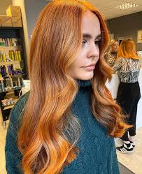 A copper penny for your thoughts? 😘🤣 ... by ⁠@hair.bymichael