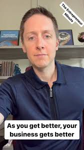 As your business skills grow, businesses become easier. Thats common sense,  but most people don't work very hard