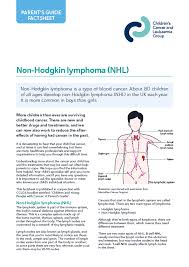 B lymphocytes (b cells) or t lymphocytes (t cells). Pgfsnhly Non Hodgkin Lymphoma Parents Guide Factsheets Publications