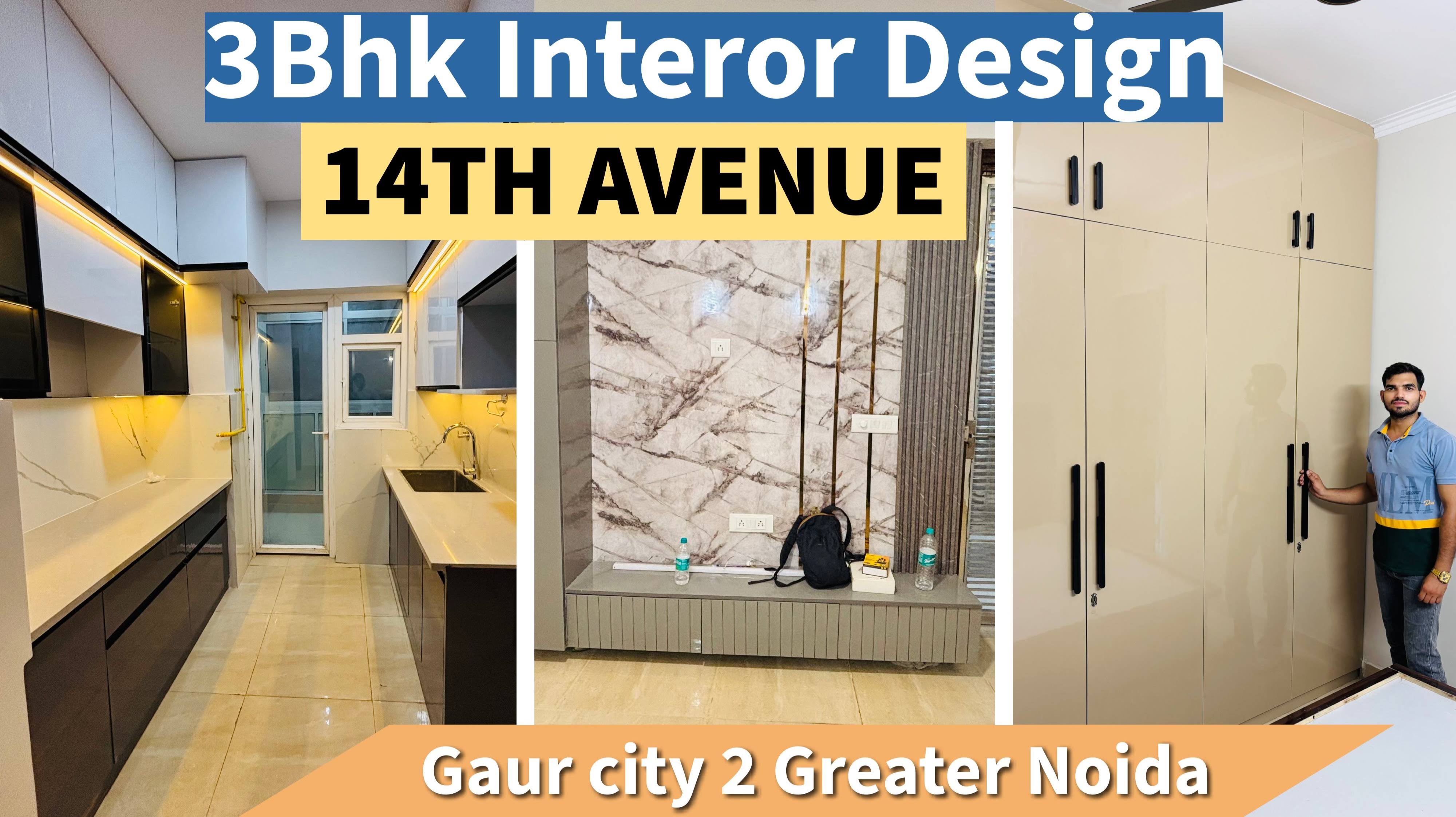 3bhk interior design 14th avanue Noida Extension product image