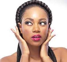 Cornrow Style Worn By Yvonne Nelson Hair Styles Cornrows Braids