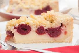 Kirsch Streuselkuchen Mit Pudding Fullung Rezept Streuselkuchen Mit Kirschen Streuselkuchen Mit Pudding Streusel Kuchen