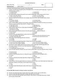 Berikutnya kami akan membagikan contoh soal uts matematika kelas 6 semester genap dan kunci jawaban yang mana dapat bapak ibu guru gunakan untuk menunjang dalam melatih peserta didik disekolah ataupun sebagai referensi pembuatan naskah soal ujian tengah semester di sekolah dasar maupun madrasah ibtidaiyah. Ulhar Plh Kls 5 Sem 2