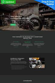 Horsepower Motorcycle Repairs Premium Moto Cms 3 Template Motorcycle Repair Repair Horsepower