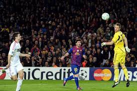 Lionel Messi Becomes The First And Only Player In History To Score 5 Goals In One Champions League Match Against Bayer Leve Messi Champions League Soccer Goal