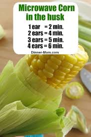 Microwave Corn On The Cob In Husk No Messy Silk Recipe Corn In The Microwave Corn Dishes Microwave Recipes Dinner