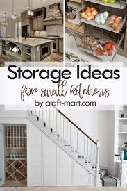clever storage ideas for small kitchens