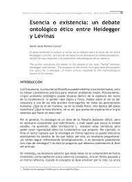 No queremos debatir, queremos imponer nuestra opinión a toda costa sin importarnos un pimiento si es cierta o no. Pdf Esencia O Existencia Un Debate Ontologico Etico Entre Heidegger Y Levinas