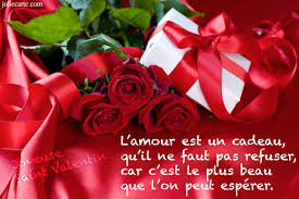 En cherchant un petit sur le net, j'ai trouvé un site le principe est simple, vous sélectionnez votre poème parmi les différents choix. Cartes Virtuelles Poeme St Valentin Joliecarte