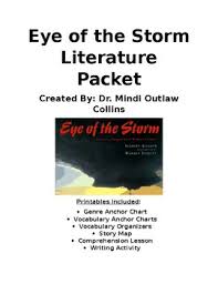Reading Street 4th Grade Eye Of The Storm Literature Packet