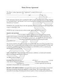 Universal music publishing is the world's leading music publisher, with offices in 47 countries including the uk, us, france, germany, spain, scandinavia, italy, australia, south africa and throughout. Free Music License Agreement Free To Print Save Download