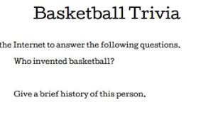 If you know, you know. March Madness Basketball Trivia By Sarah Hiner Tpt