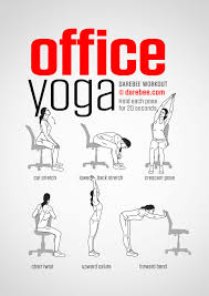 Office Yoga Workout Office Yoga Workout At Work Chair Yoga