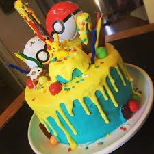 Number 10 Birthday Cakes For 10 Year Old Boy My Take On Two Current Trends Pokemon Drip Cake For A 10 Year Old Boy Geburtstagskuchen Fur Jungen Pokemon Geburtstagskuchen Geburtstagstorte