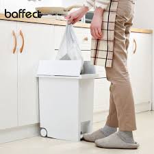 Mülleimer rubbermaid rechteckiger abfallbehälter 39 l schwarzer mülleimer. Bafect Grosse Pedal Mulleimer 20l Kuche Warst Bin Papierkorb Mit Rad Kunststoff Mull Bins Mit Deckel Schmale Mulleimer Fur Bad Abfallbehalter Aliexpress