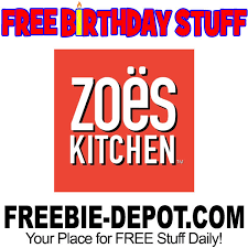Valid for dine in or take out wednesday, may 29 through sunday, june 30 at midnight. Birthday Freebie Zoes Kitchen Freebie Depot