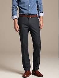 Tailored Slim Fit Flannel Dress Pant Banana Republic Business Casual Men Flannel Dress Mens Outfits