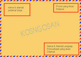 Cara mengirim lamaran lewat jne. Cara Mengirim Surat Lamaran Kerja Lewat Jne Tiki J T Dan Ninja Xpress Kosngosan