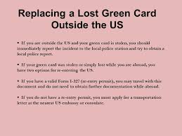 It is proof of your lawful permanent resident status. What To Do If Your Green Card Is Lost Or Stolen U S Immigration Center Ppt Download
