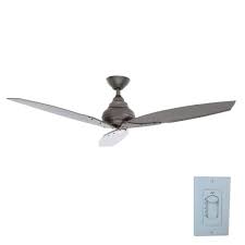 Hampton Bay Florentine Iv 56 In Indoor Outdoor Natural Iron Ceiling Fan With Wall Control Ac299 Ni The Home Depot In 2020 Ceiling Fan Hampton Bay Bronze Ceiling Fan