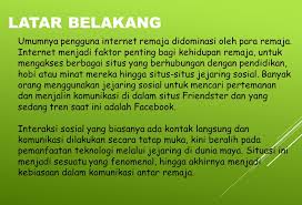 Penggunaan internet juga bertambah dalam kalangan rakyat di negara kita disebabkan wujudnya rangkaian jaringan sosial seperti facebook pertama kita gunakan minda pelajar kelas pertama dalam memperinci tajuk perbincangan pertama dengan kata kunci internet bermanfaat untuk. Bahaya Teknologi Bagi Remaja Ppt Download