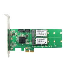 2 Ports Sata 6gbps Dual B Key M 2 Slot Pci E Card Sata 3 0 Ngff Ssd Hdd With Raid 0 Raid 1 Raid10 For Marvell Hyperduo Ssd Raid Computer Components
