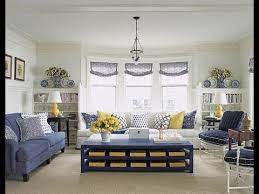 Blue gray and yellow living room. Loving Room Grey Blue With Yellow Youtube