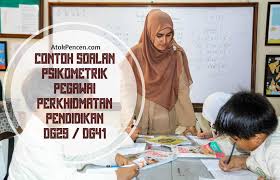 Contoh Soalan Ujian Psikometrik Pegawai Perkhidmatan Pendidikan Dg29