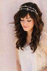 We have the best easy wedding hairstyles for long hair. Long Hair Wedding Hairstyles With Bangs Novocom Top