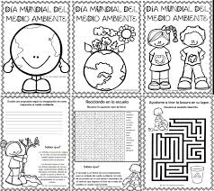 Actividad se realizó por día mundial del medio ambiente. Dia Mundial Del Medio Ambiente Dibujos Para Colorear Y Actividades Material Educativo