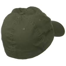 Cotton Twill Big Size Fitted Cap Olive For Big Head Co1173oy2b1 Cotton Twill Hats For Men Fitted Caps