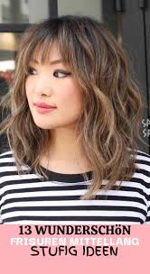 13 wunderschon frisuren mittellang stufig ideen frisuren mit locken mittellang mittellange haare stylen frisuren