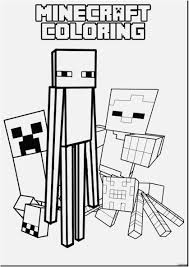 Awesome Minecraft Coloring Pictures Haramiran