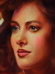 Luigi Aquino, Portrait of Woman, Oil