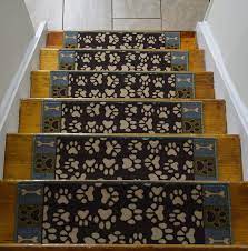 Pet Paw Stair Treads Set Pet Stair Tread Carpet Stair Mat Non Skid 8 5 X 26 5 Ebay Carpet Stair Treads Carpet Stairs Indoor Carpet