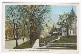 Sturges Avenue Mansfield Ohio 1925 Postcard Postcard Mansfield Ohio Old Houses