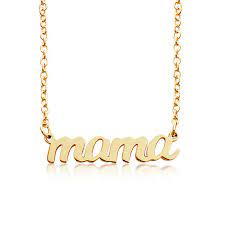 Gold Mama Nameplate Necklace Personalized Nameplate Necklace Nameplate Necklace Nameplate Necklace Gold