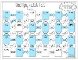 Product Preview Simplifying Radicals Mathematics Worksheets Error Analysis Math
